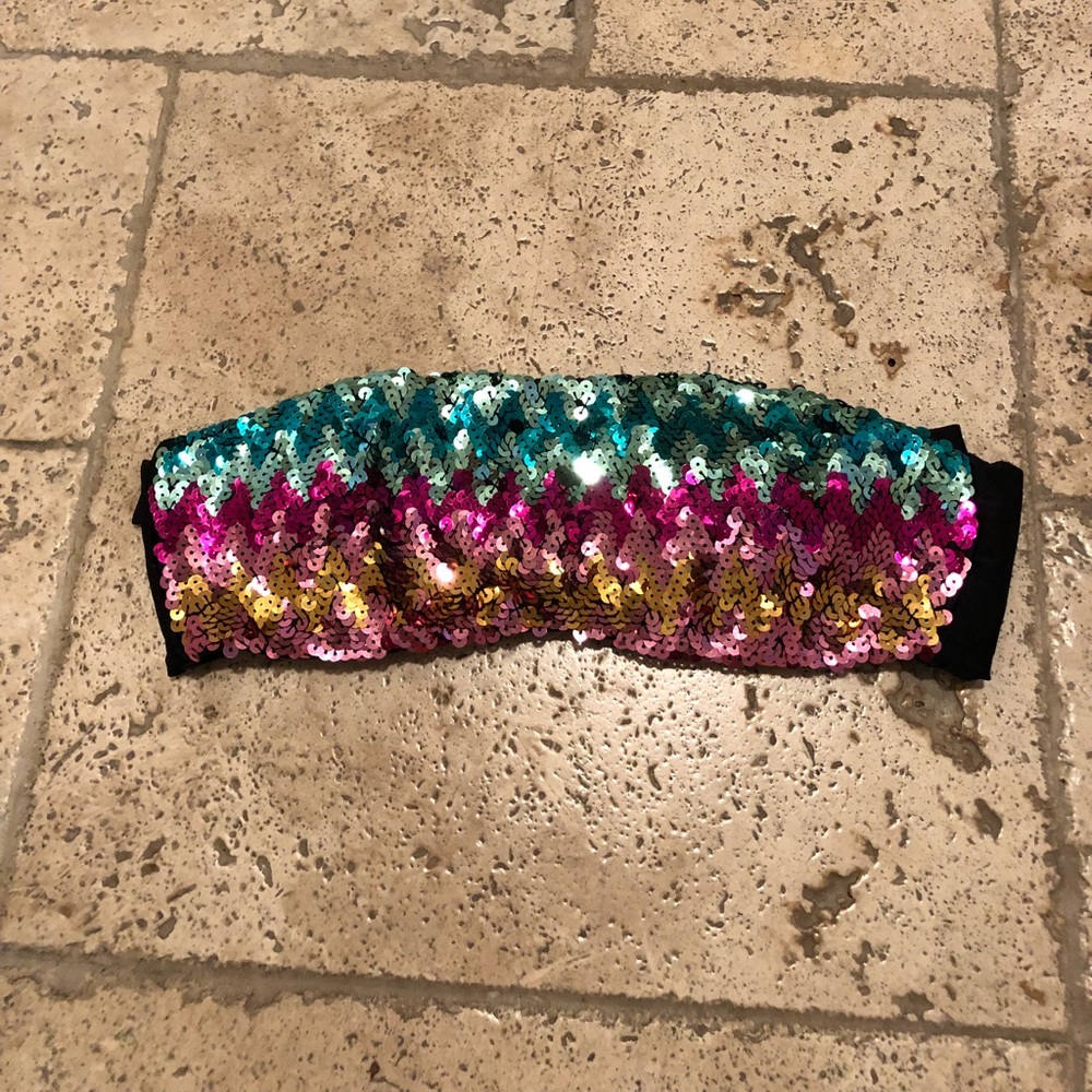 Victoria Secret Sequin Bandeau